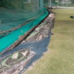 人工芝貼り工事