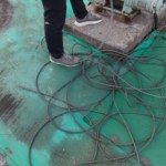 巻ワイヤー交換工事