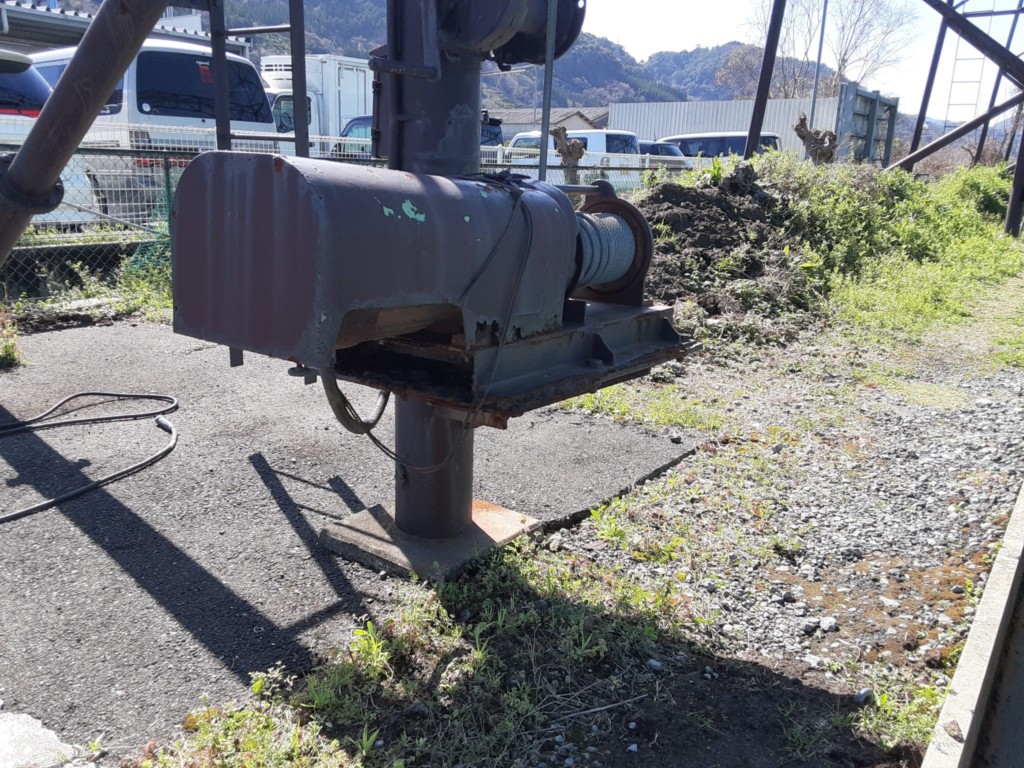 ウインチ交換工事