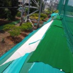 法面ＵＶシート貼り工事