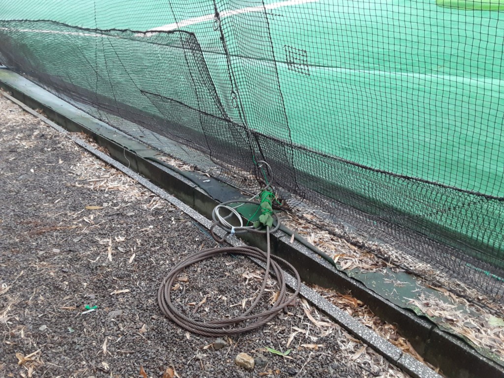 ガイドワイヤー交換工事