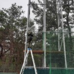 防球ネット張替工事