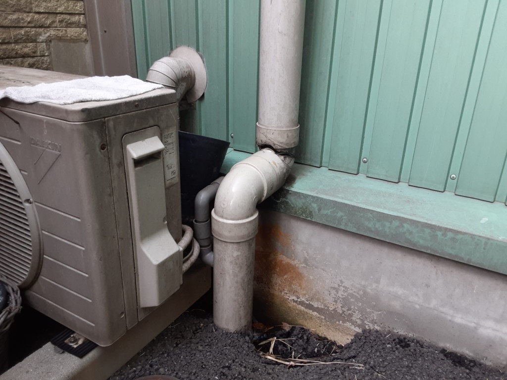 雨水配管修繕工事