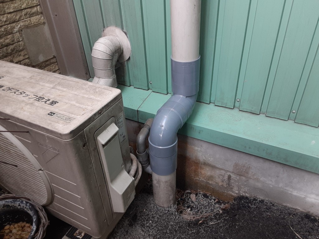 雨水配管修繕工事