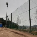 防球ネット解体復旧工事