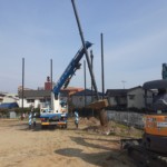 防球ネット解体工事