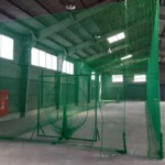 インドア野球ネット設置工事