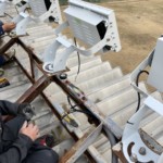 LED投光器交換工事