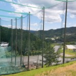 右サイドネット一部上張り工事