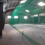 インドア野球ネット設置工事