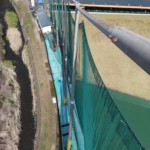 避雷針銅線交換工事