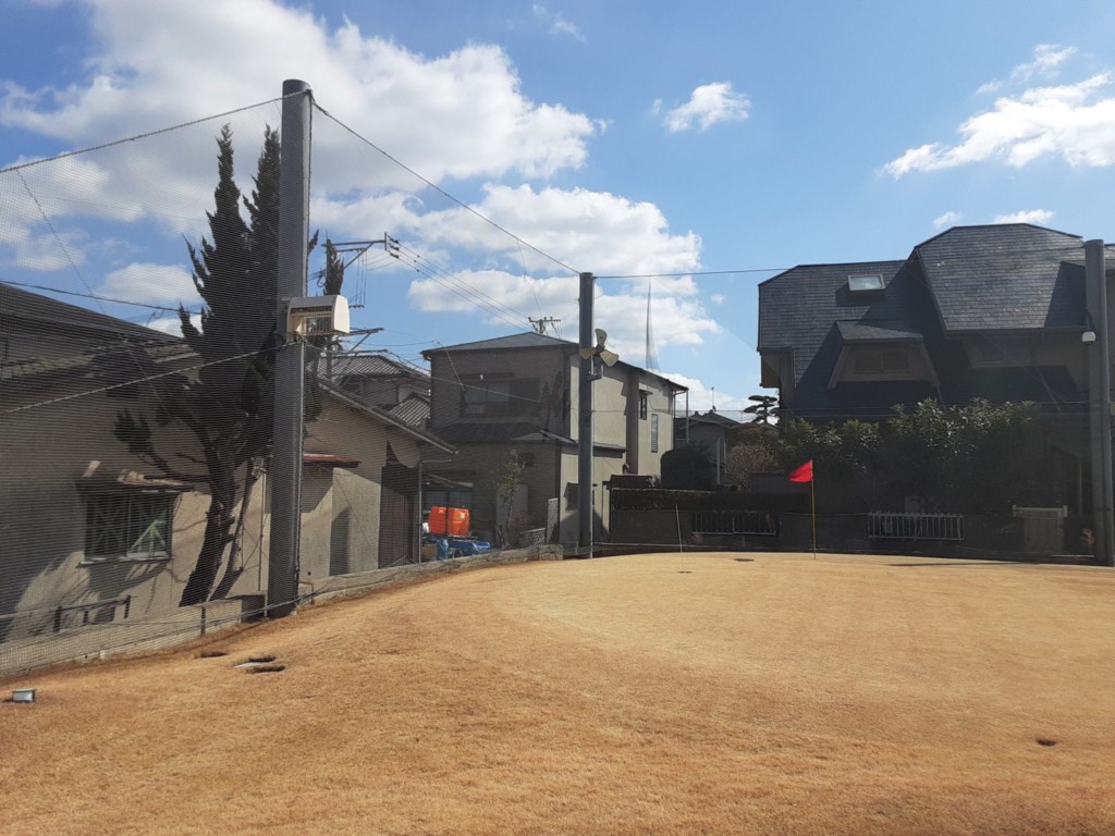 防球ネット張替工事