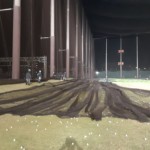 左サイドネット張替工事