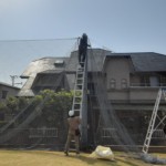 防球ネット張替工事