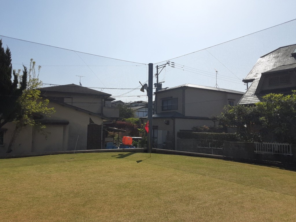 防球ネット張替工事