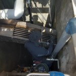 ごみ受けシュート設置工事