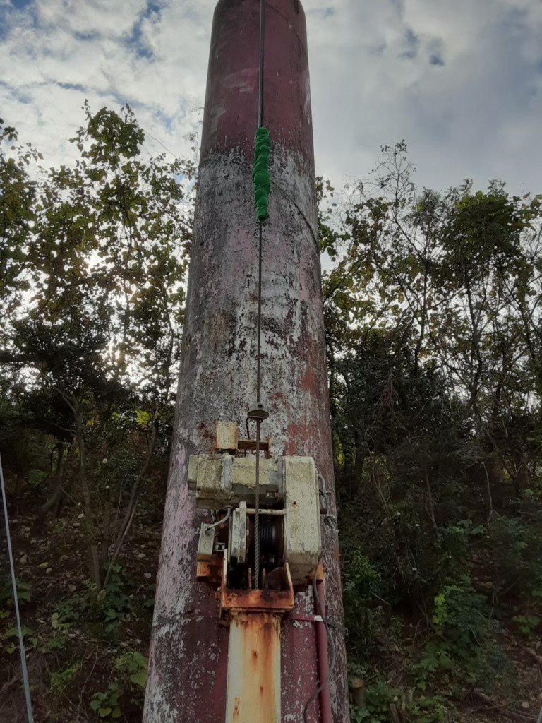 巻ワイヤー復旧工事