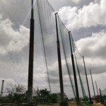 防球ネット張替工事