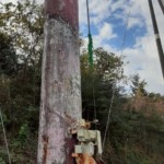 巻ワイヤー復旧工事