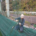 ネットワイヤー交換工事