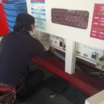 ボール貸出機送球ホース交換工事