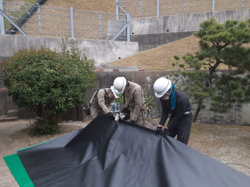 スーパーＵＶシート貼り工事