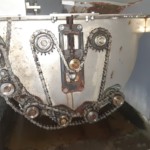 ボール洗浄機チェーン交換工事