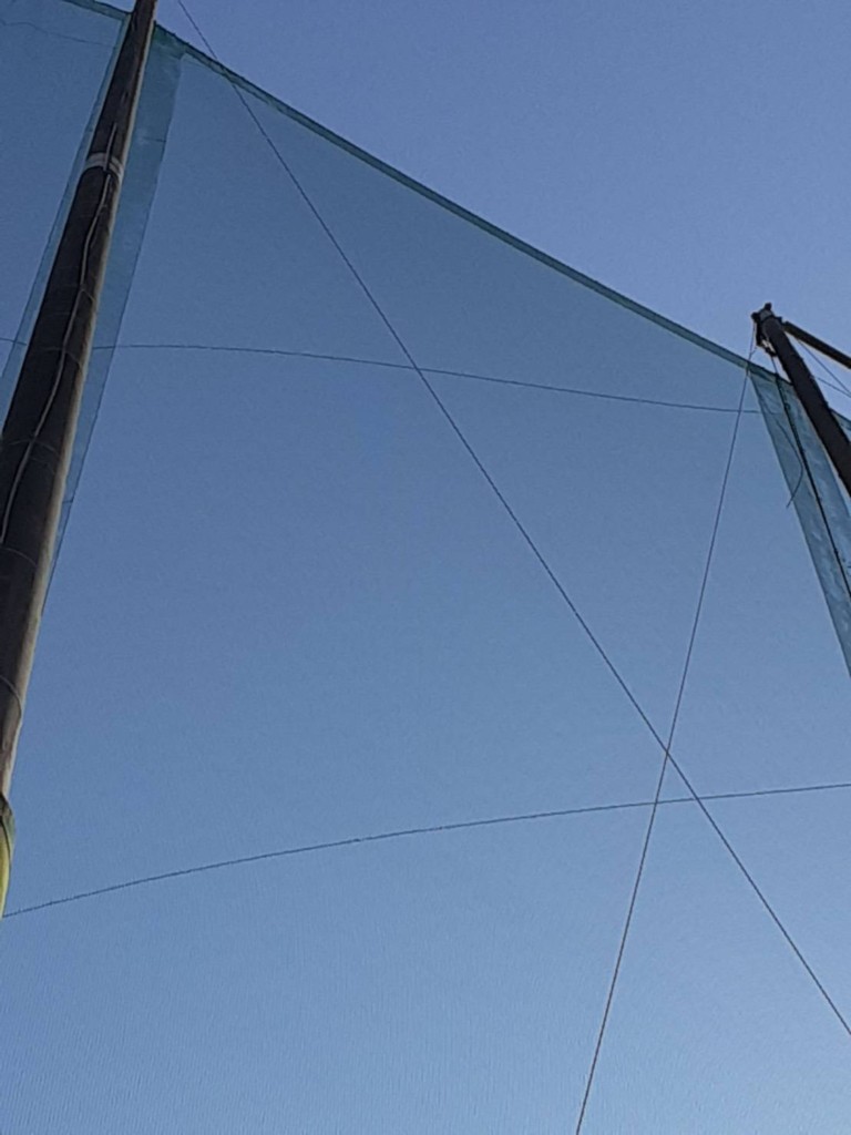 避雷針銅線交換工事