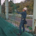 ネットワイヤー交換工事