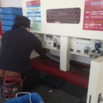 ボール貸出機送球ホース交換工事