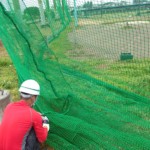 防球ネット張替工事