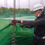 ガイドワイヤー復旧工事