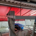 送球シュート入替工事