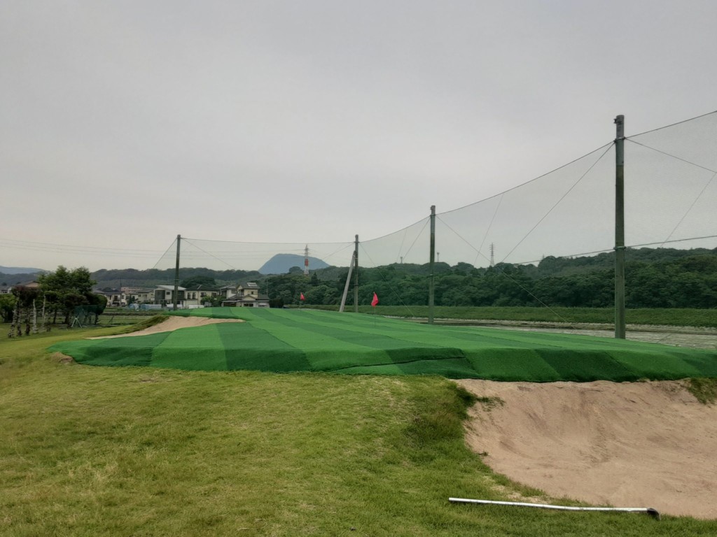 防球ネット設置工事