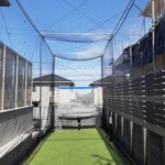 防球ネット設置工事