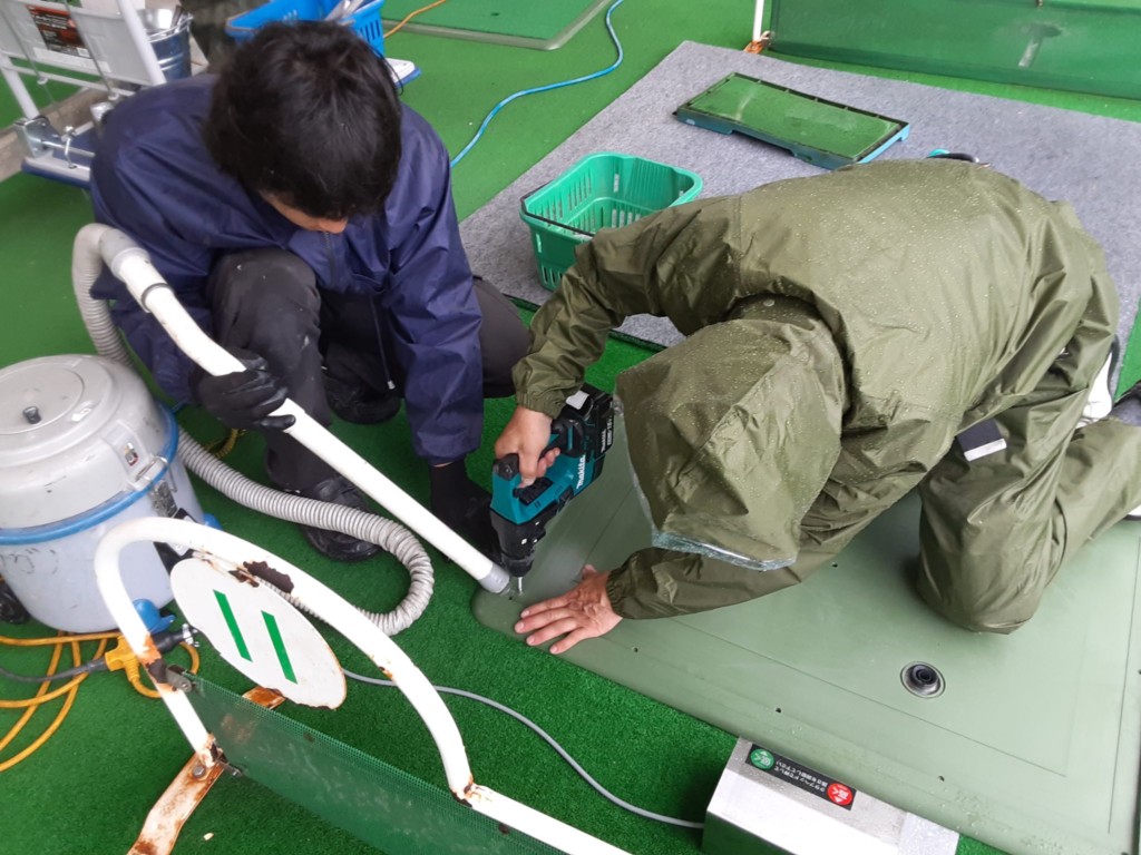 ティーアップ機設置工事