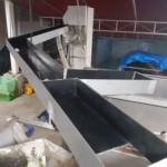 送球シュート入替工事