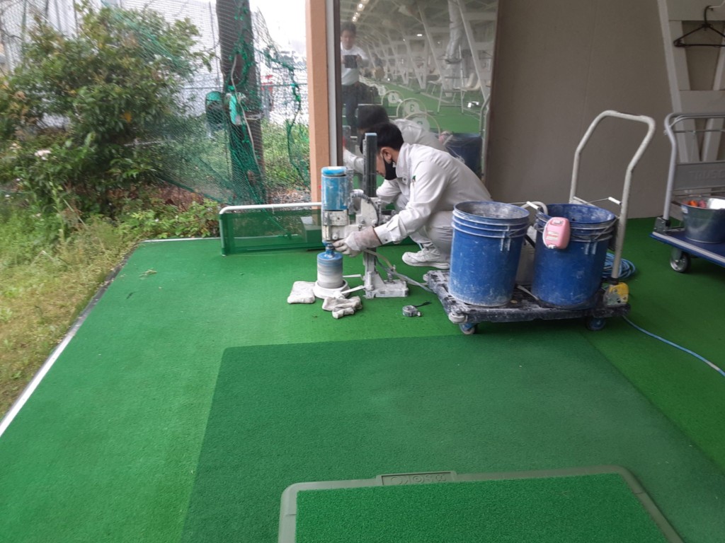 ティーアップ機設置工事