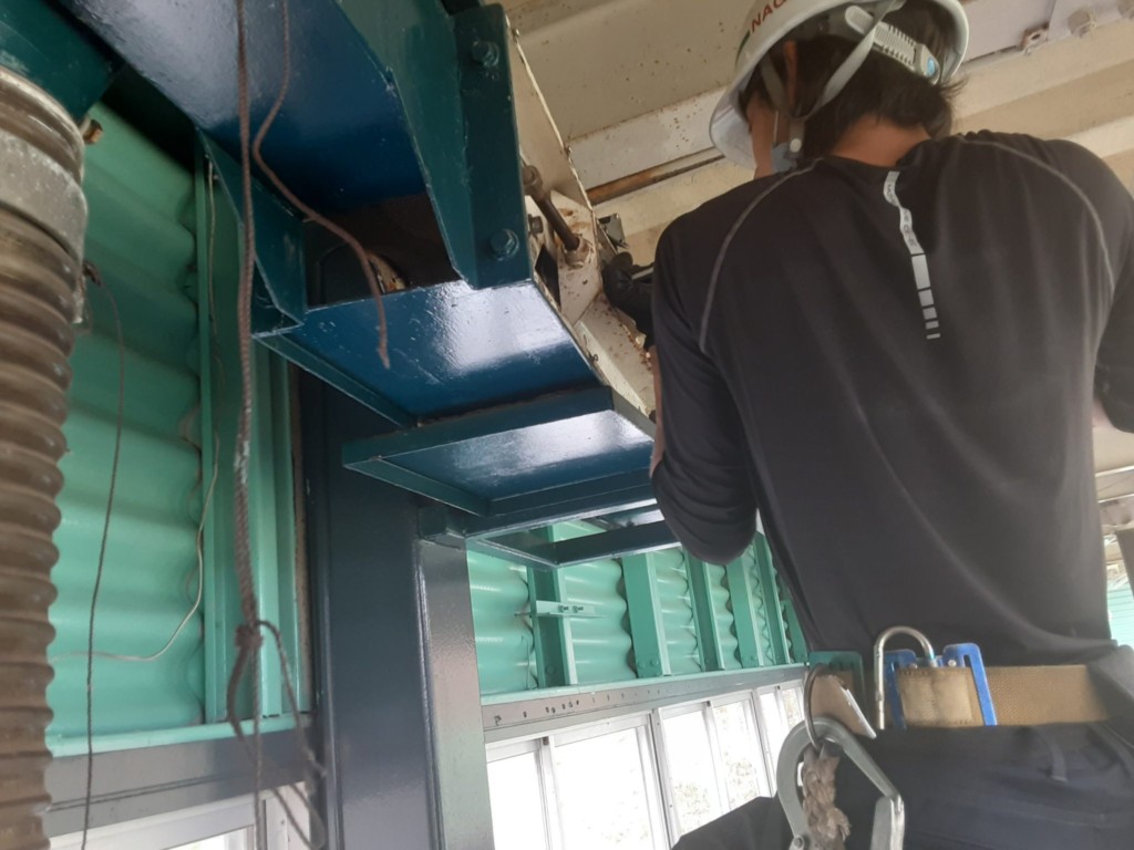 水平コンベア修繕工事