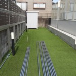 防球ネット設置工事