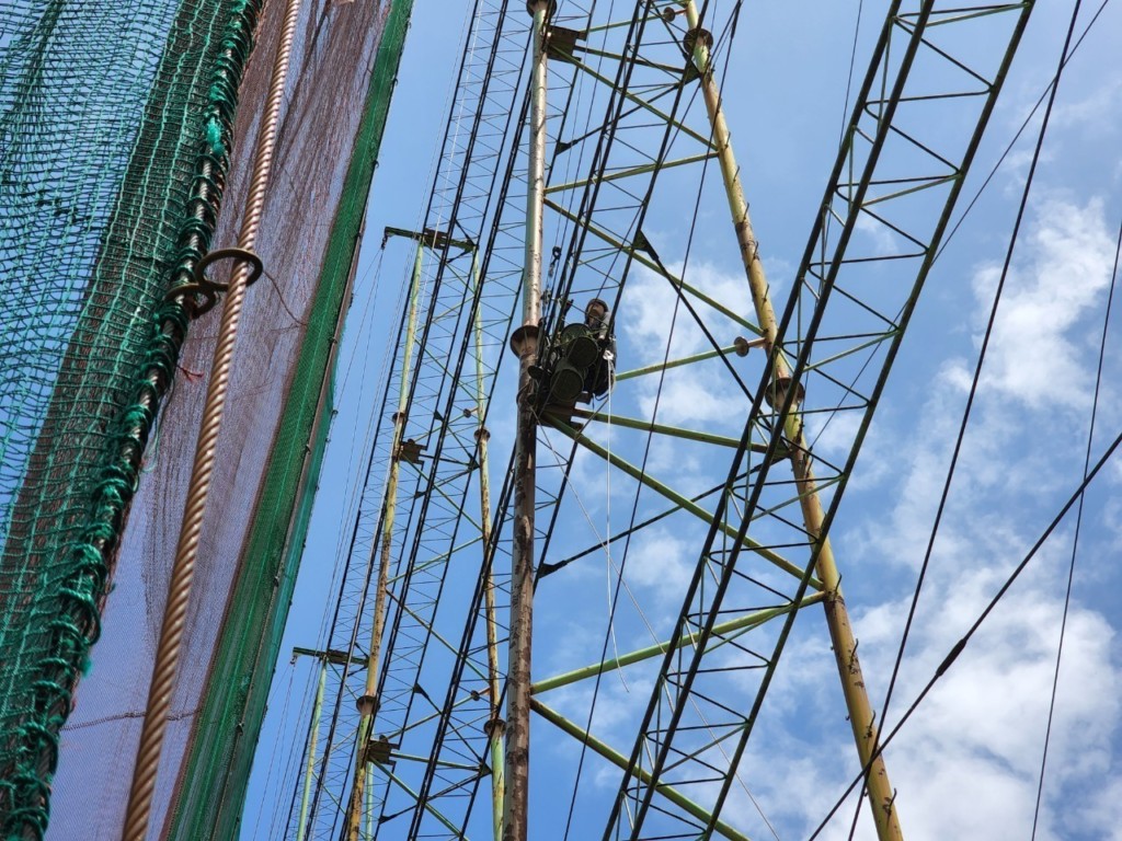 ブレスワイヤー設置工事