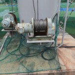 電動ウインチ交換工事