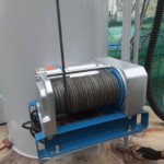 電動ウインチ交換工事