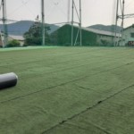 人工芝貼り工事