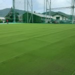 人工芝貼り工事