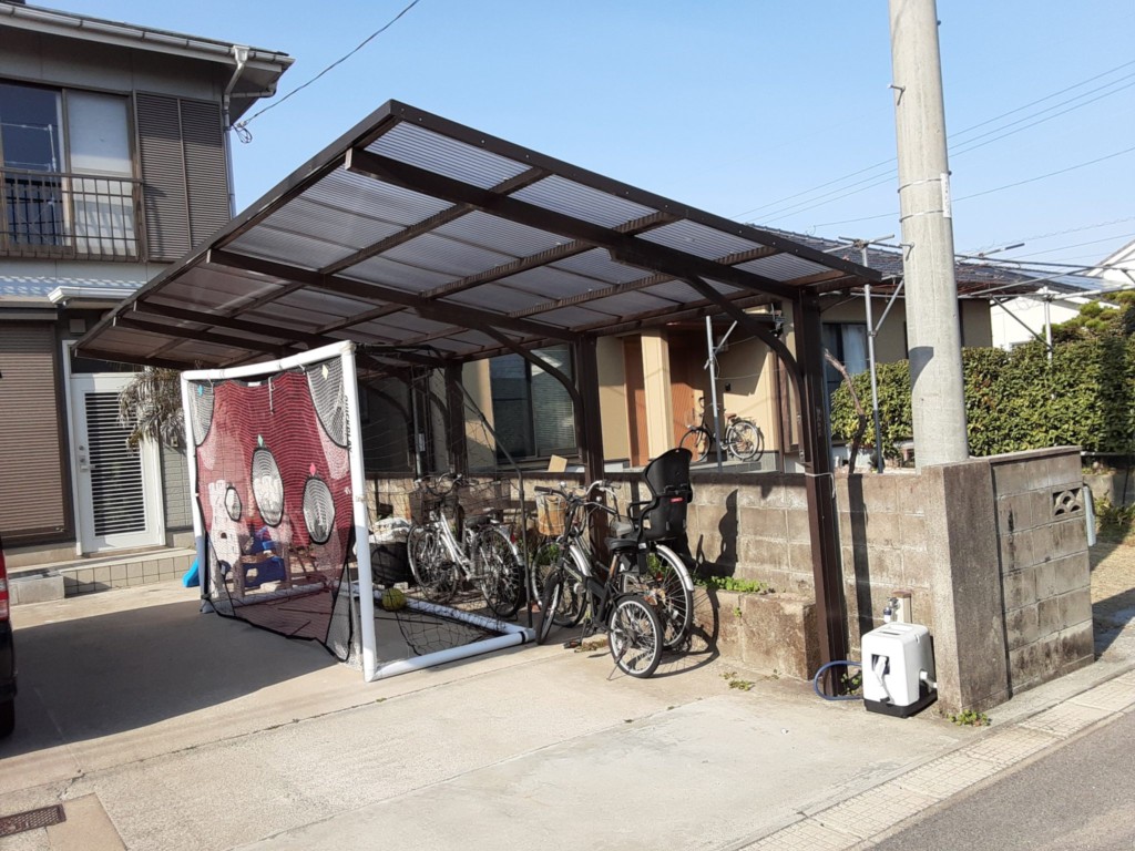 防球ネット設置工事