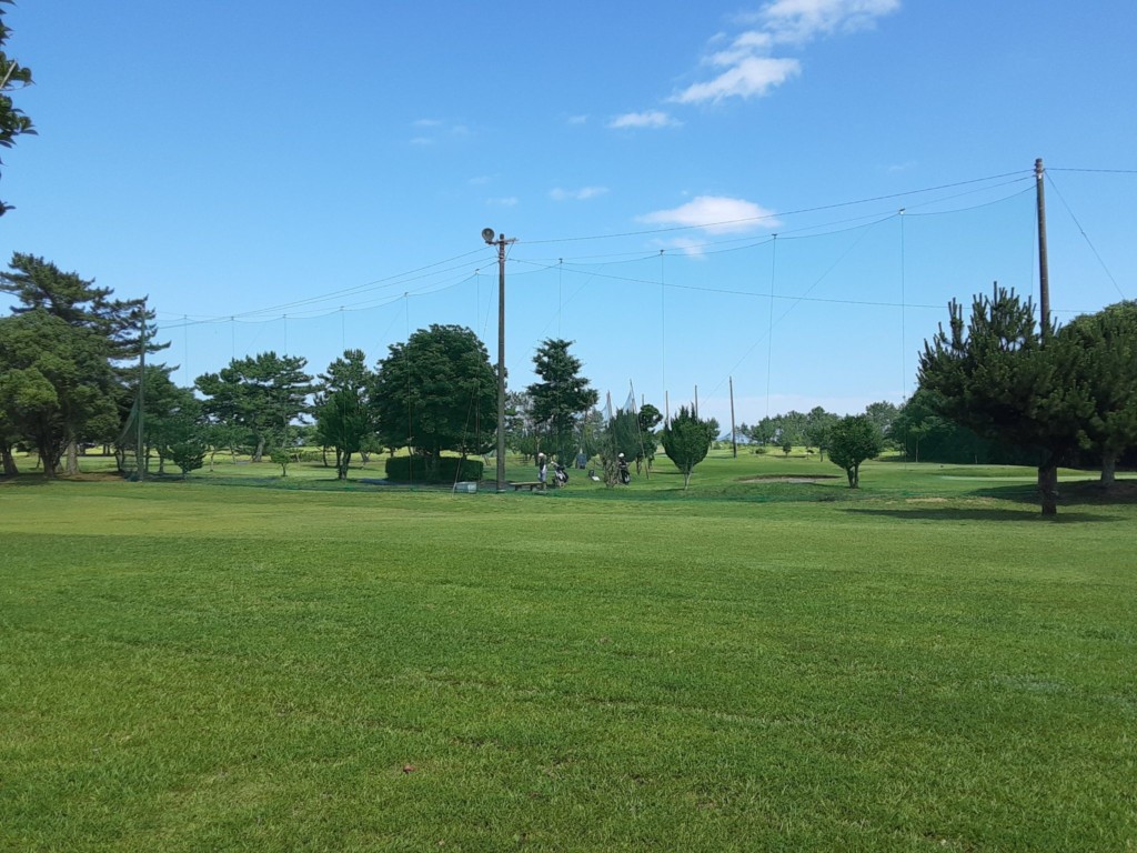 ９番ホールネット張替工事