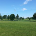 ９番ホールネット張替工事