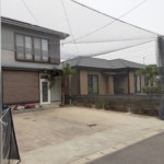 防球ネット設置工事