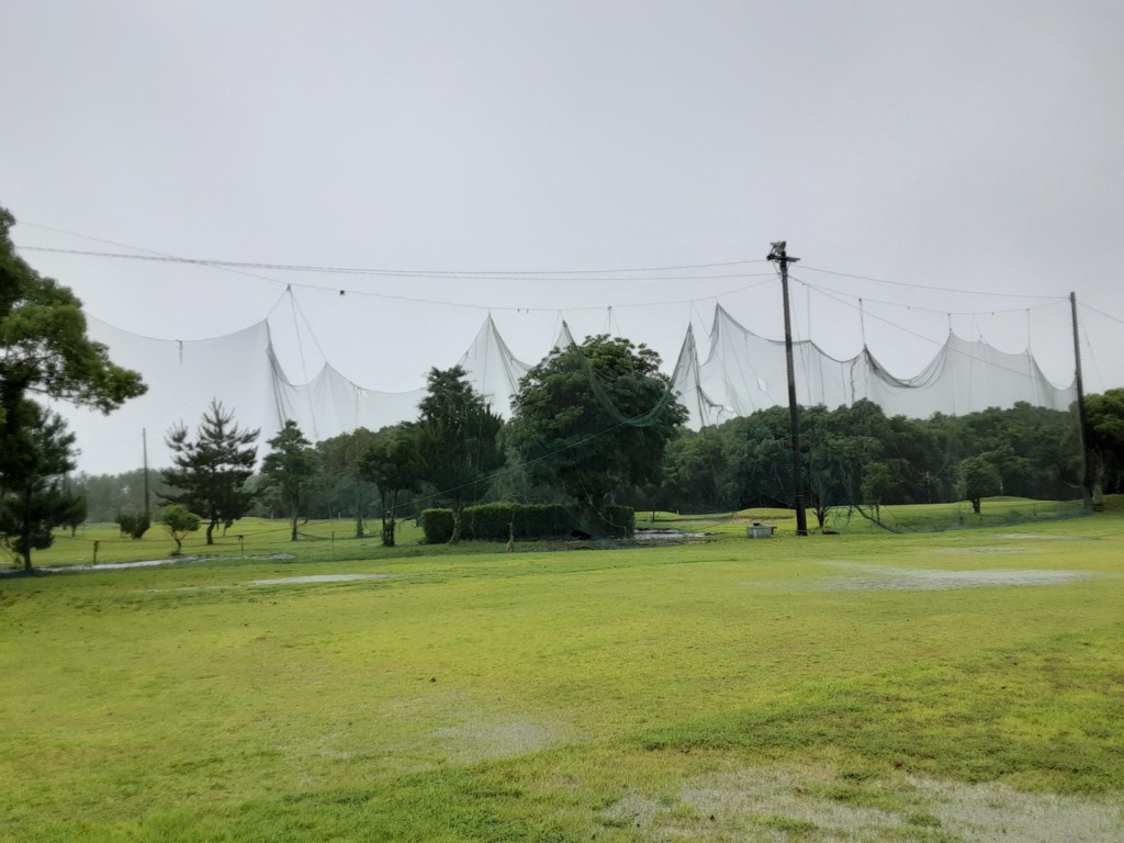 ９番ホールネット張替工事